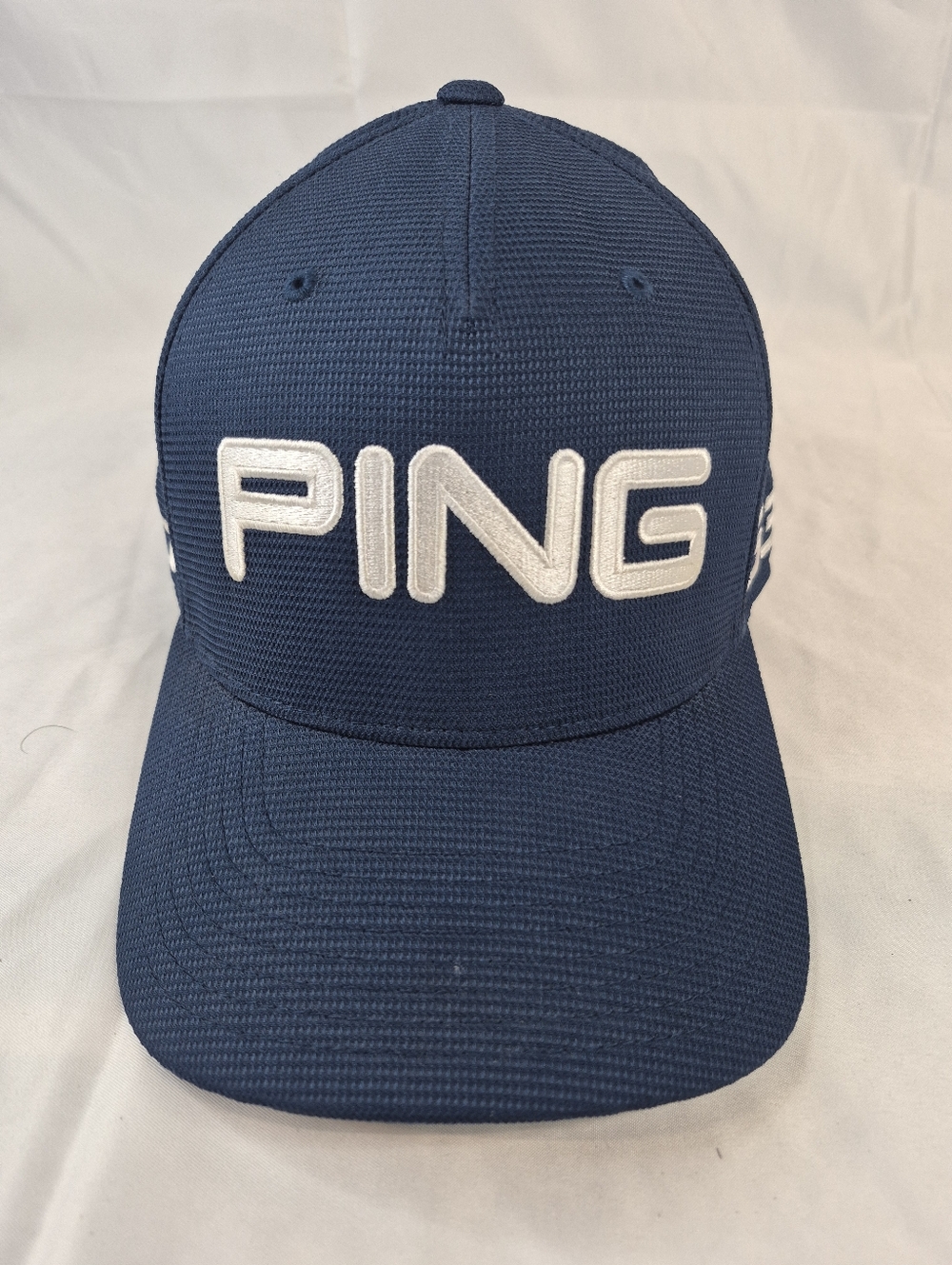 PING G30 FlexFit Hat Blue Golf Cap L/XL Performance Stretch Fit